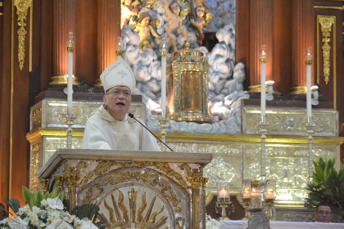 Obispo Ongtioco sa Katedral ng Malolos sa Misa ng Krisma
